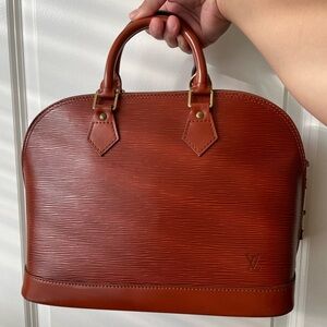 Louis Vuitton Epi Alma Brown